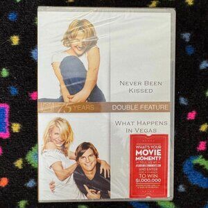 NEVER BEEN KISSED / WHAT HAPPENS IN VEGAS DOUBLE FEATURE‎ DVD
